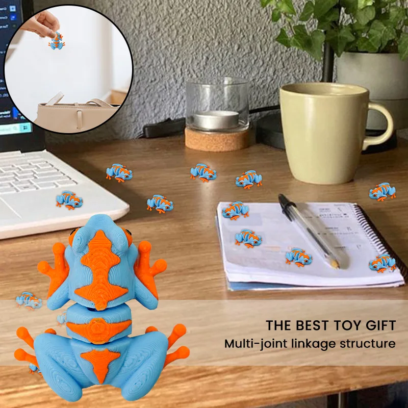 New Joint Frog Creative Unzipped Plastic Little Frog Toy 
New Joint Frog Creative Unzipped Plastic Little Frog Toy