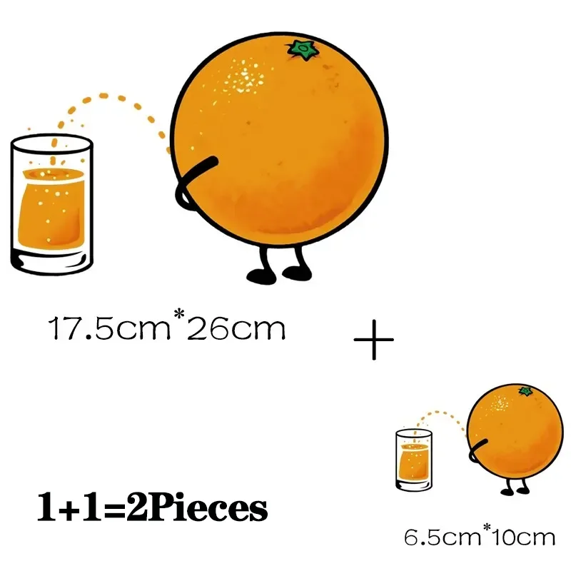 2Pcs/Lot Funny Fruit Heat Thermal Transfer Stickers Iron On Adhesive Thermo Fusible Patches Ironing Applications For Clothing DI
2Pcs/Lot Funny Fruit Heat Thermal Transfer Stickers Iron On Adhesive Thermo Fusible Patches Ironing Applications For Clothing DI