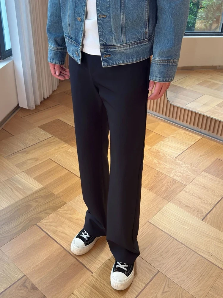 New 2026 Men's Casual Pants Summer Korean Style Draped Elastic Straight Leg Black Fashion Versatile Pocket mid High Waist Zipper
New 2026 Men's Casual Pants Summer Korean Style Draped Elastic Straight Leg Black Fashion Versatile Pocket mid High Waist Zipper