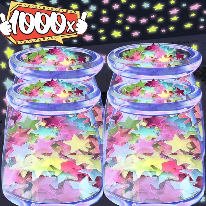 Glow in The Dark Stars Wall Sticker Luminous 3D Fluorescent Adhesive Decor Decals for Home Baby Kid Bedroom Ceiling Wholesale
Glow in The Dark Stars Wall Sticker Luminous 3D Fluorescent Adhesive Decor Decals for Home Baby Kid Bedroom Ceiling Wholesale
