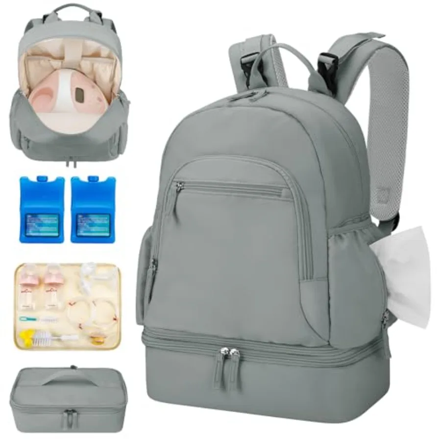 GDNasist Breast Pump Backpack Fit for Spectra S1 and S2 with Removable Cooler Compartment Pumping Bag for Pump Accessories Brea
GDNasist Breast Pump Backpack Fit for Spectra S1 and S2 with Removable Cooler Compartment Pumping Bag for Pump Accessories Brea