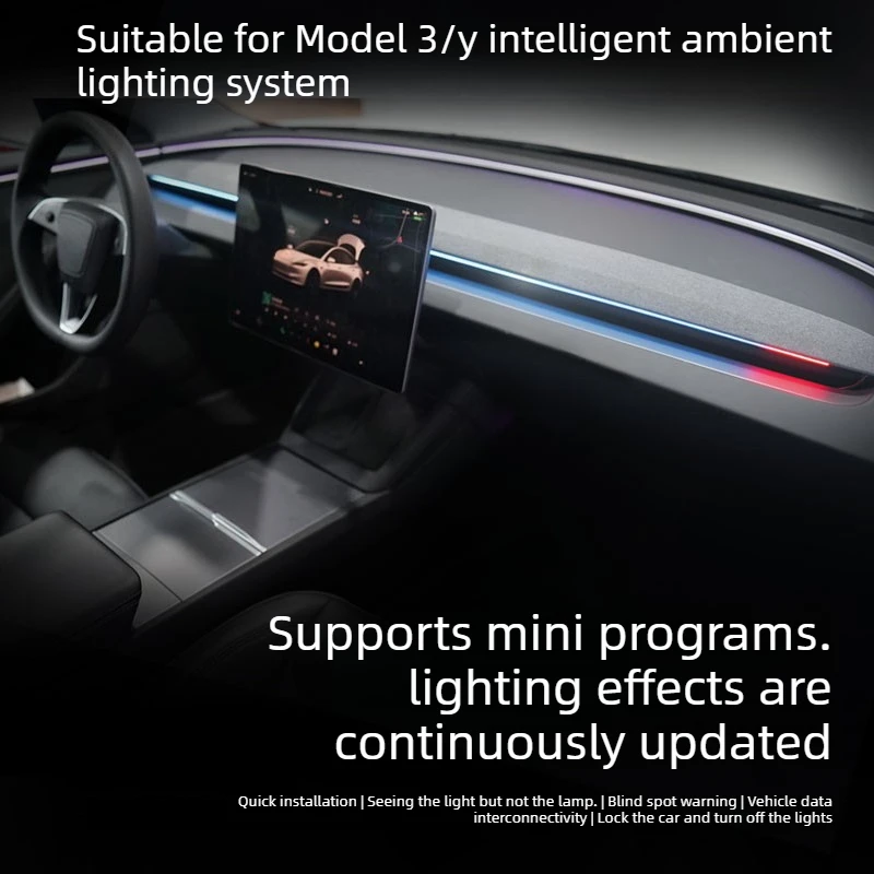 Applicable to Tesla Renewed Model Y/YL/3 Renewed Version Interior Ambient Light BSD Intelligent Lamp Refit Accessories
Applicable to Tesla Renewed Model Y/YL/3 Renewed Version Interior Ambient Light BSD Intelligent Lamp Refit Accessories