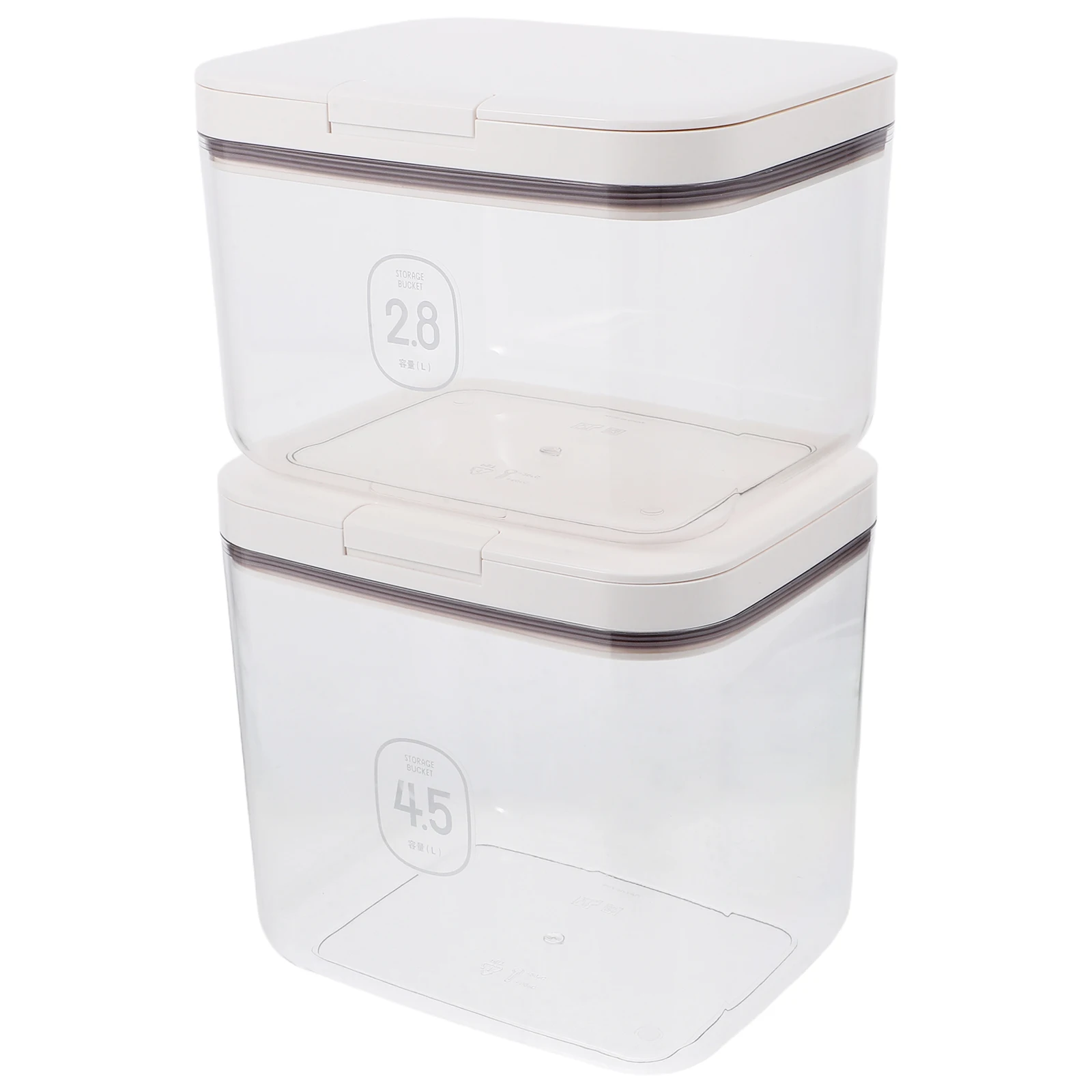 2Pcs Food Jar Airtight Rice Storage Containers Kitchen Pantry Container Flour Bin Sealed Measuring Cup Large Kitchen Pantry
2Pcs Food Jar Airtight Rice Storage Containers Kitchen Pantry Container Flour Bin Sealed Measuring Cup Large Kitchen Pantry