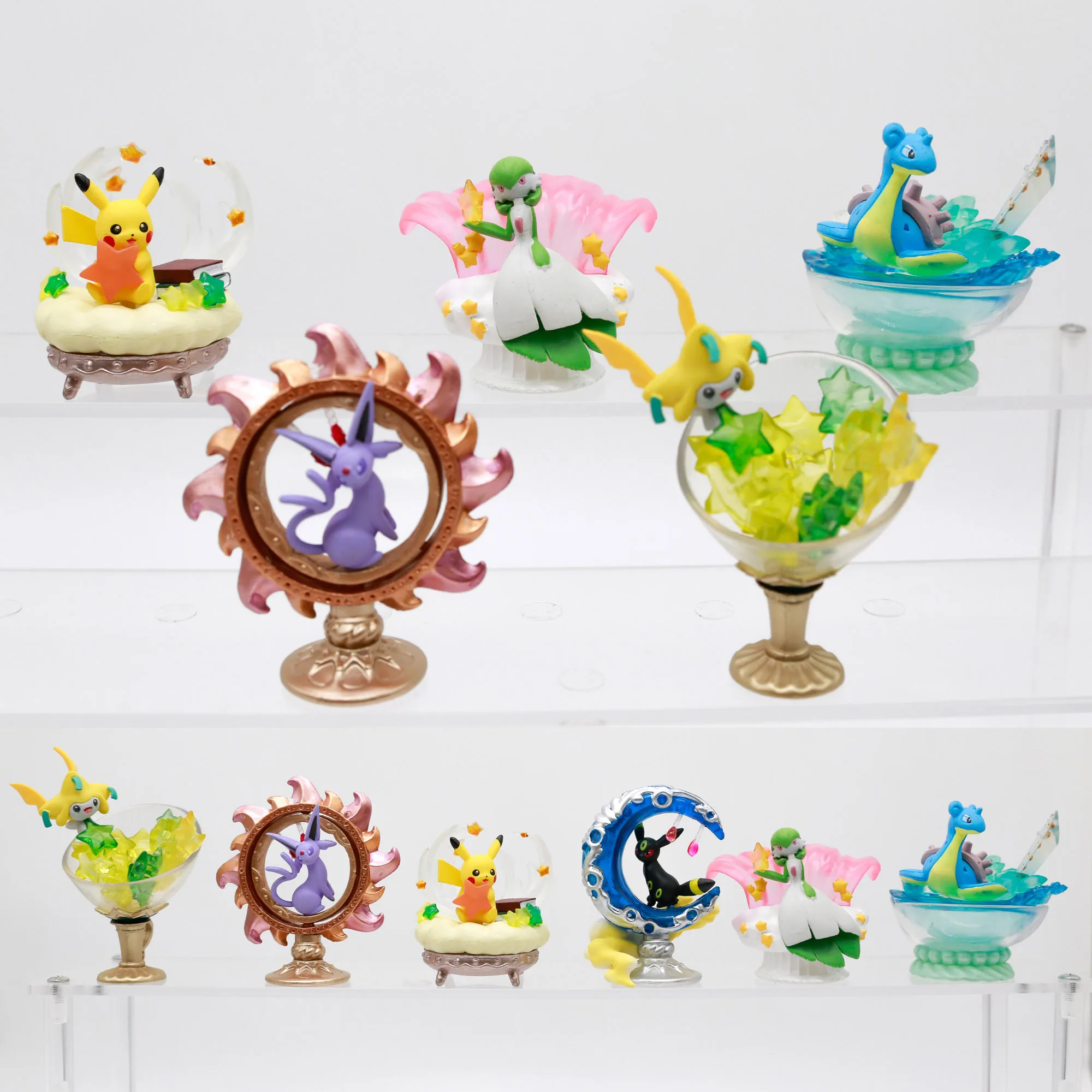 Фигурка покемона, слепая коробка, украшение стола, Пикачу Gardevoir Umbreon Espeon Lapras Jirachi, аниме-фигурка, модель игрушки, подарки для детей
Фигурка покемона, слепая коробка, украшение стола, Пикачу Gardevoir Umbreon Espeon Lapras Jirachi, аниме-фигурка, модель игрушки, подарки для детей