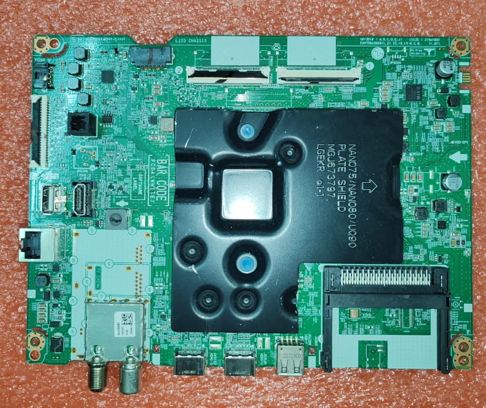 EAX70042603(1.2) EBL61920307 LED TV motherboard, tested, physical photo, 2 specifications
EAX70042603(1.2) EBL61920307 LED TV motherboard, tested, physical photo, 2 specifications
