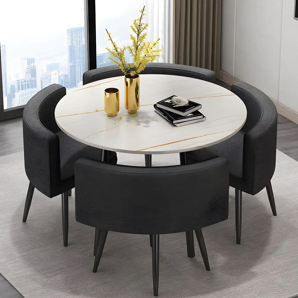 4-Foot Round White Dining Table - Ideal for Home or Restaurant Use
4-Foot Round White Dining Table - Ideal for Home or Restaurant Use