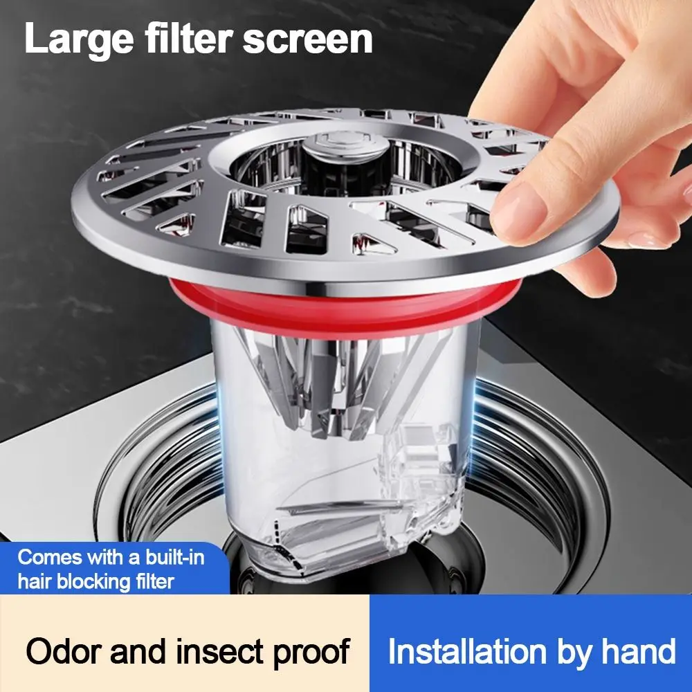 Anti Odor Floor Drain Core Insect Proof Removable Sewer Strainer Plug Odor Control Easy Install Shower Floor Drain Stopper
Anti Odor Floor Drain Core Insect Proof Removable Sewer Strainer Plug Odor Control Easy Install Shower Floor Drain Stopper