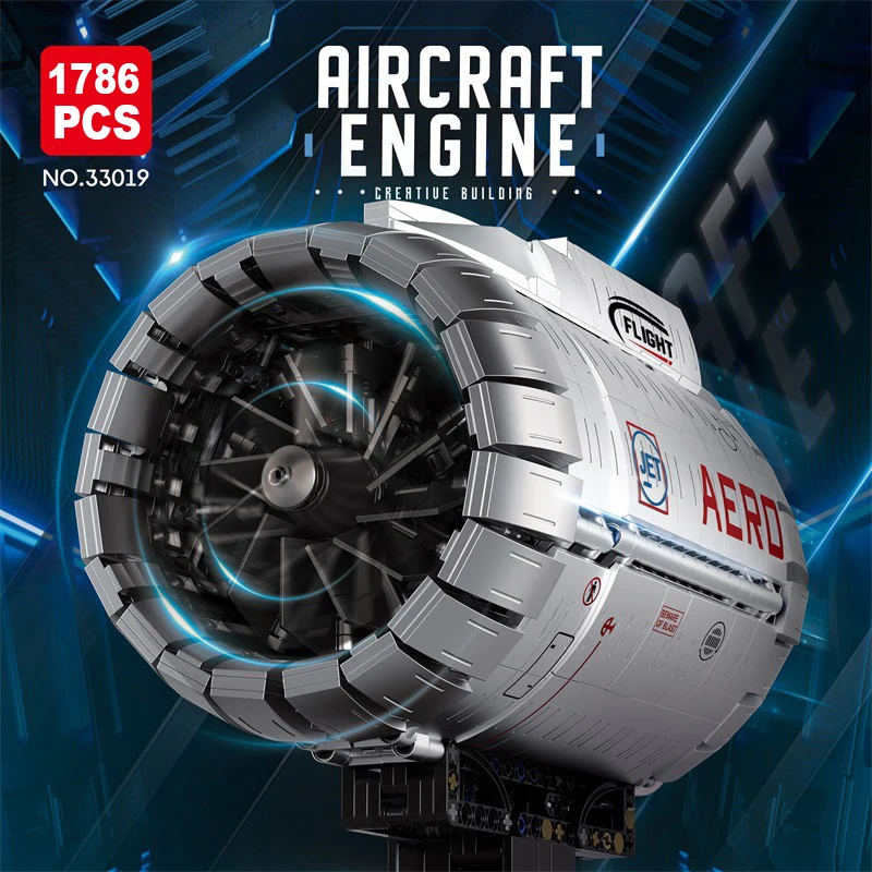 Aircraft Turbofan Engine Building Block Set–DIY Jet Engine Model Kit,STEM Educational Toy for Desktop Display & Science Learning
Aircraft Turbofan Engine Building Block Set–DIY Jet Engine Model Kit,STEM Educational Toy for Desktop Display & Science Learning