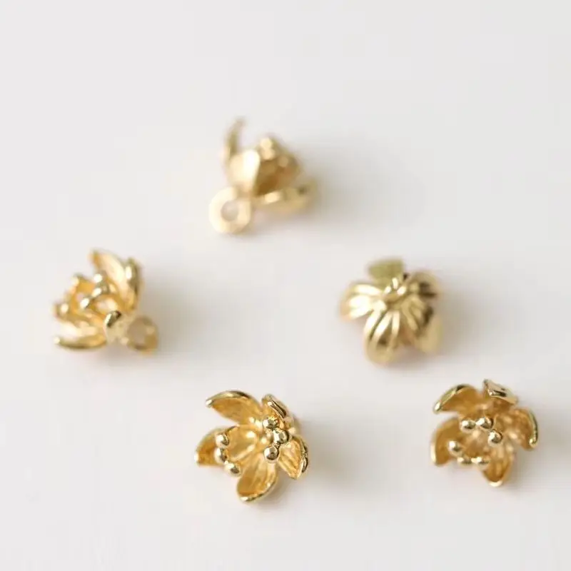 1PCS 7.7x8mm 14K Gold Color Simulation Small Stamen Flower Pendant DIY Necklace Bracelet Jewelry Charm Accessories
1PCS 7.7x8mm 14K Gold Color Simulation Small Stamen Flower Pendant DIY Necklace Bracelet Jewelry Charm Accessories
