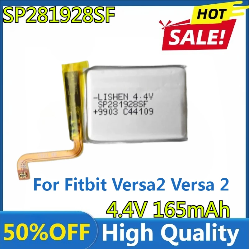 New High Quality Replaceable SP281928SF 165mAh Battery for Fitbit Versa2 Versa 2 Smartwatch
New High Quality Replaceable SP281928SF 165mAh Battery for Fitbit Versa2 Versa 2 Smartwatch