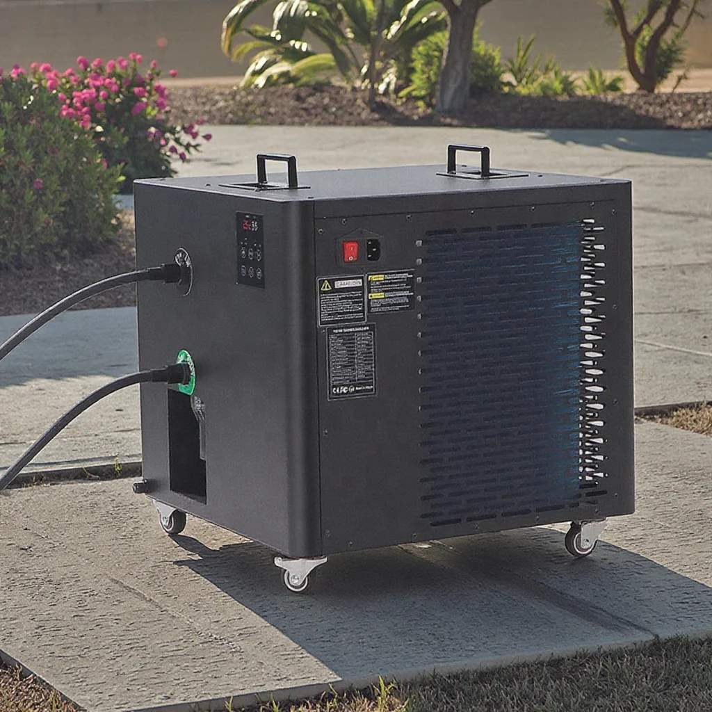 Portable 3/4HP Water Cooled Chiller Cold Plunger Home Use Chilling Equipment Water Chiller For Bath
Portable 3/4HP Water Cooled Chiller Cold Plunger Home Use Chilling Equipment Water Chiller For Bath