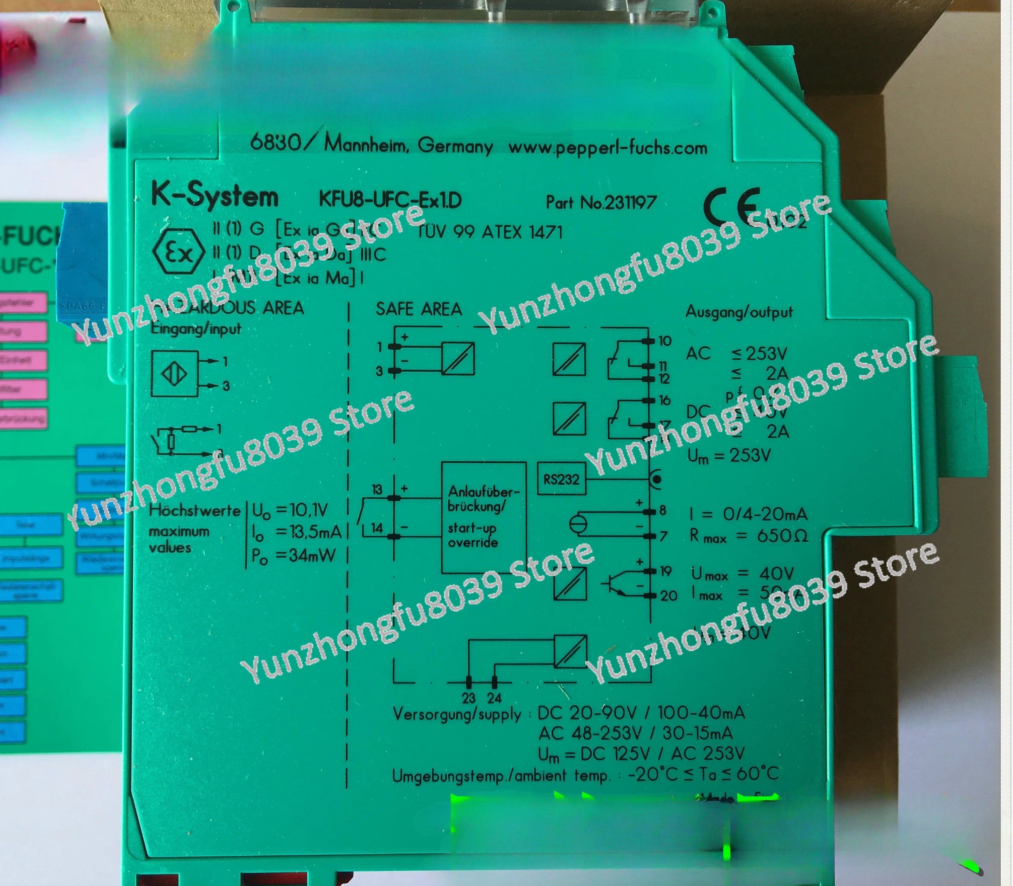 Safety barrier KFD2-SOT2-Ex2, KFD2-ST3-EX1.LB, KFD2-ST3-EX2
Safety barrier KFD2-SOT2-Ex2, KFD2-ST3-EX1.LB, KFD2-ST3-EX2