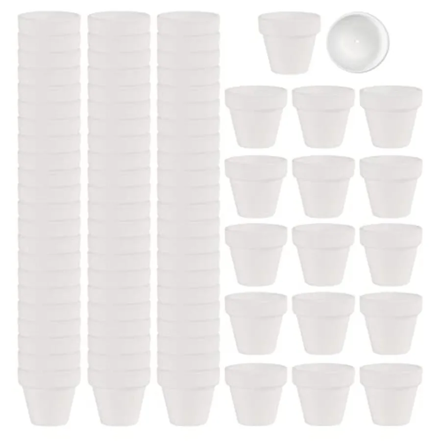 80 Pcs Small Mini Clay Pots 2.1'' Pot Clay Ceramic Pottery Planter Cactus Flower Pots Succulent Nursery Pots- Great for Window
80 Pcs Small Mini Clay Pots 2.1'' Pot Clay Ceramic Pottery Planter Cactus Flower Pots Succulent Nursery Pots- Great for Window