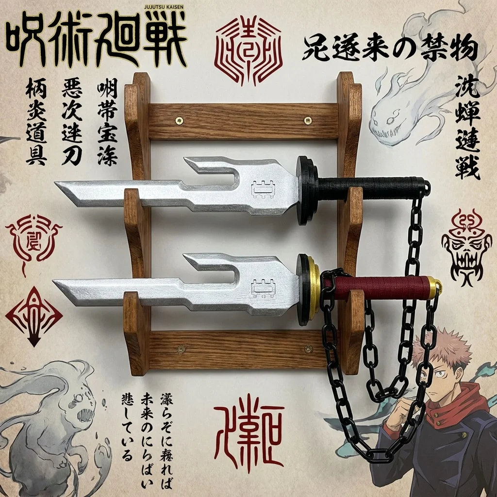 17inch Jujutsu Kaisen Katana Toji Kento Bamboo Blade Knife Anime Sword Real Size Japanese Samurai Sabre Cosplay Prop Toy Gifts
17inch Jujutsu Kaisen Katana Toji Kento Bamboo Blade Knife Anime Sword Real Size Japanese Samurai Sabre Cosplay Prop Toy Gifts