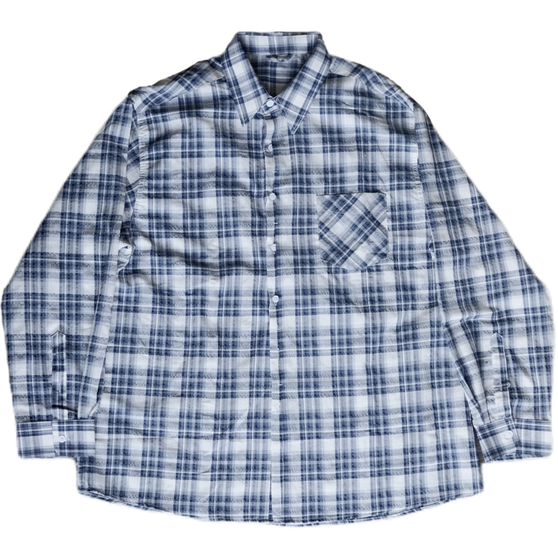 Blue Plaid Loose Casual Long Sve irt ex Street Sle High Quali Banana Blue und New Model Youth Faion Spring ...
Blue Plaid Loose Casual Long Sve irt ex Street Sle High Quali Banana Blue und New Model Youth Faion Spring ...