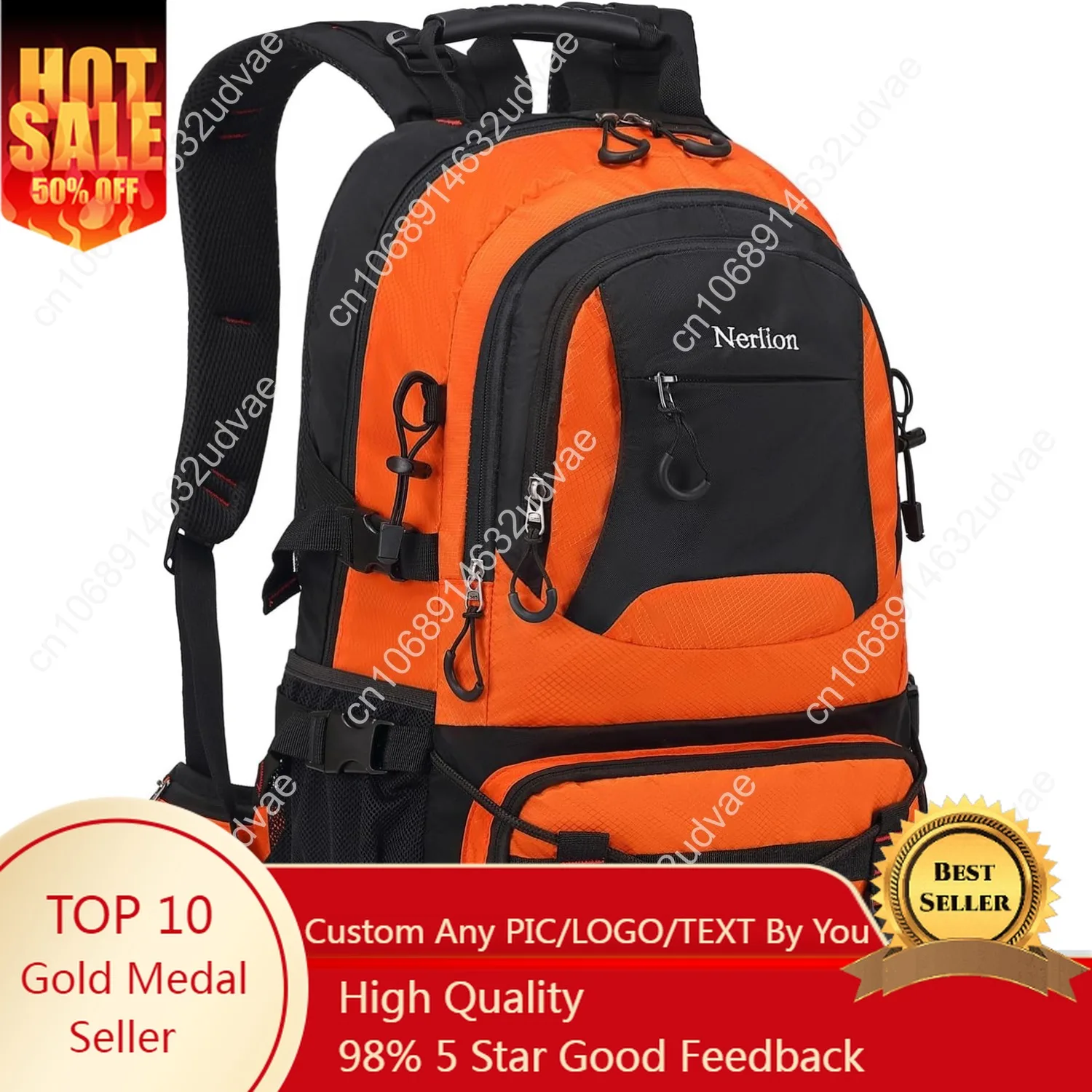 Nerlion 40L Hiking Backpack Travel Backpack for Men Women Camping Waterproof Outdoor Hiking Daypack Lightweight Backpack (Orange
Nerlion 40L Hiking Backpack Travel Backpack for Men Women Camping Waterproof Outdoor Hiking Daypack Lightweight Backpack (Orange