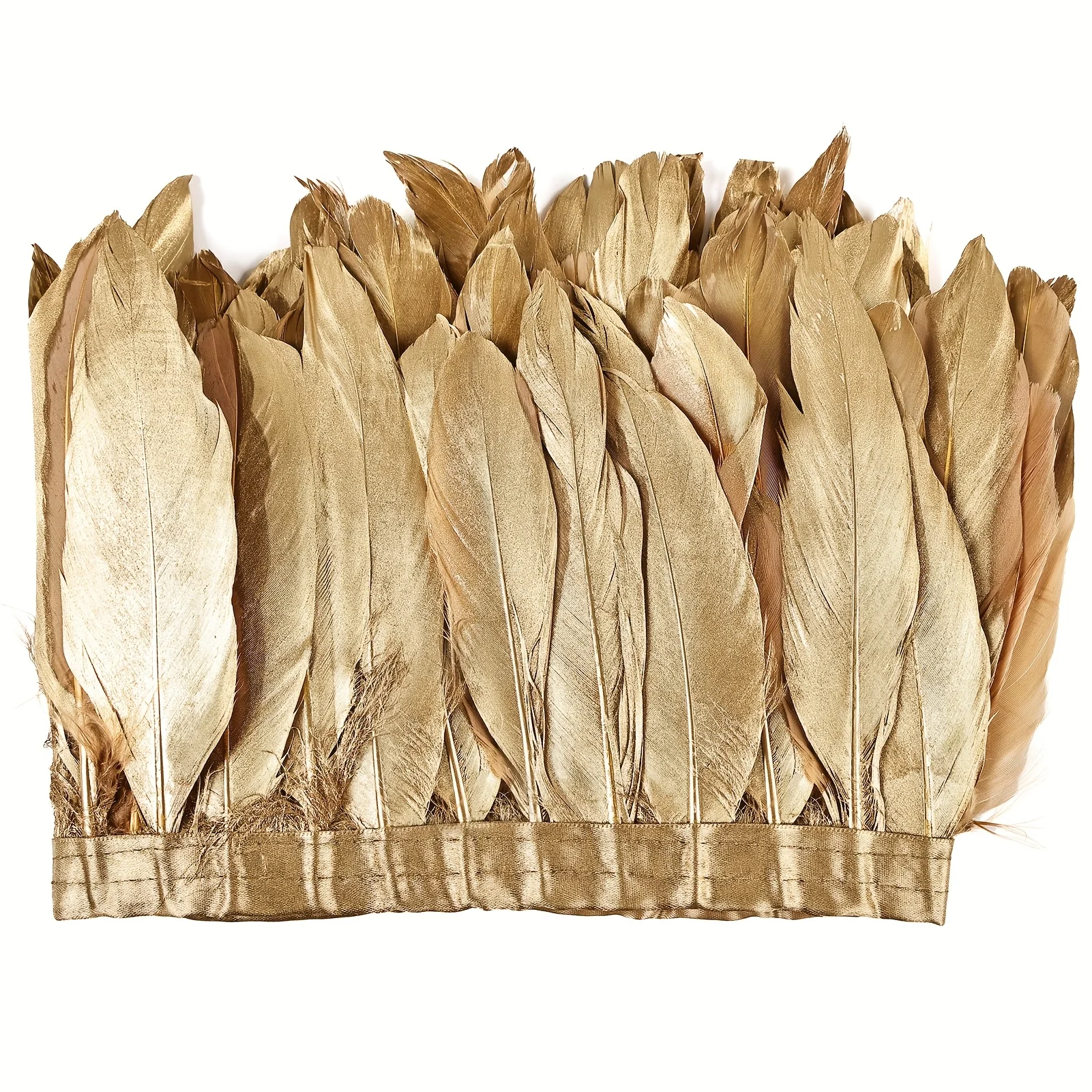 2M Natural Fluffiness Goose Feathers Trim Sewing Fringe 6-8inch for DIY Handicrafts Costumes Decoration Golden Feather Trim
2M Natural Fluffiness Goose Feathers Trim Sewing Fringe 6-8inch for DIY Handicrafts Costumes Decoration Golden Feather Trim