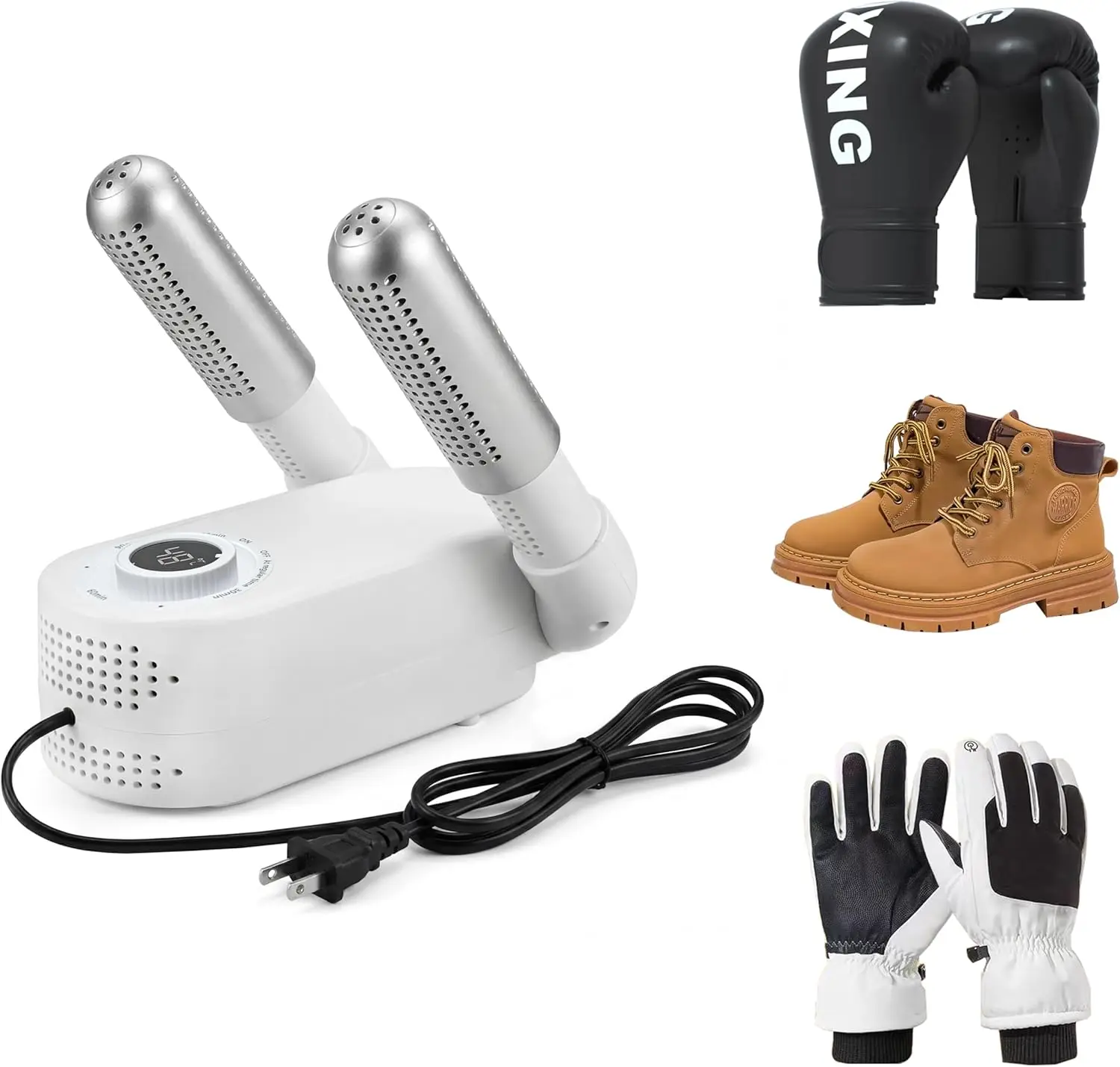 Portable Shoe & Glove Dryer with UV, 118.4°F, 2-H Timer, Foldable Drying Rack
Portable Shoe & Glove Dryer with UV, 118.4°F, 2-H Timer, Foldable Drying Rack