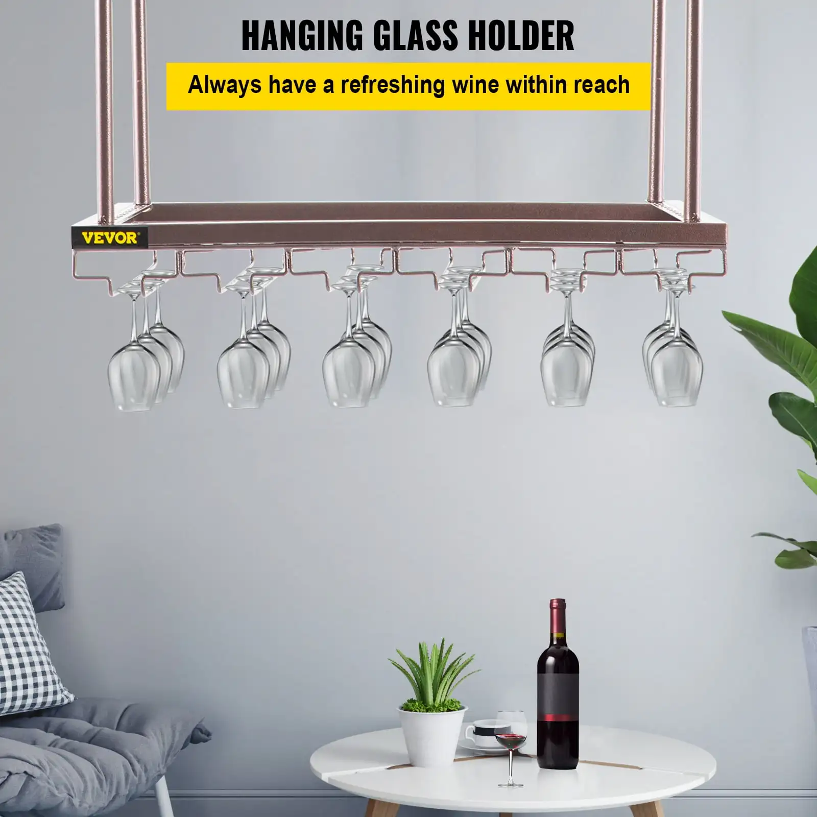 Ceiling Wine Glass Rack, 23.6 x 13.8 inch Hanging Wine Glass Rack, 18.9-35.8 inch Height Adjustable Hanging Wine Rack Cabinet
Ceiling Wine Glass Rack, 23.6 x 13.8 inch Hanging Wine Glass Rack, 18.9-35.8 inch Height Adjustable Hanging Wine Rack Cabinet
