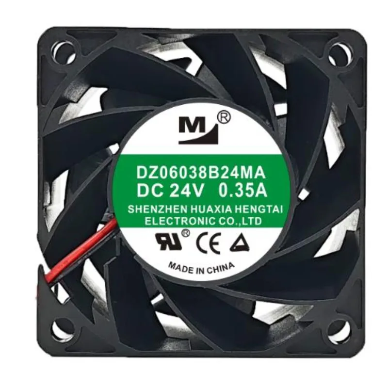 Fan for DZ06038B24UA/MA DC24V 0.65A 0.35A 6CM 2-wire cooling fan 6038 60 * 60 * 38mm
Fan for DZ06038B24UA/MA DC24V 0.65A 0.35A 6CM 2-wire cooling fan 6038 60 * 60 * 38mm