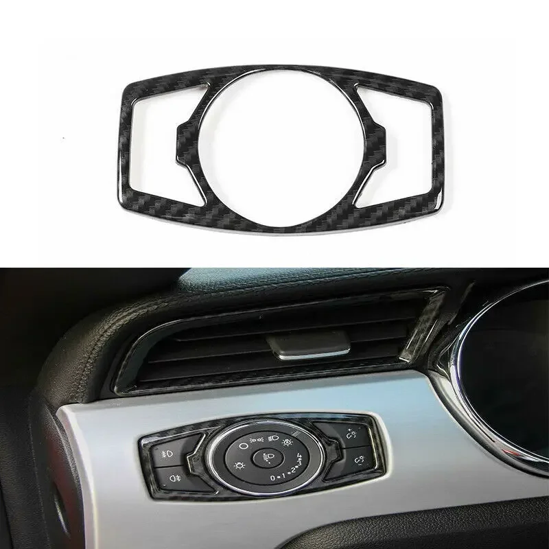 2Pcs Car Headlight Switch Cover Trim Decor For Ford F150 Mustang Explorer 2014 2015 2016 2017 2018 2019 2020 Carbon Fiber ABS
2Pcs Car Headlight Switch Cover Trim Decor For Ford F150 Mustang Explorer 2014 2015 2016 2017 2018 2019 2020 Carbon Fiber ABS