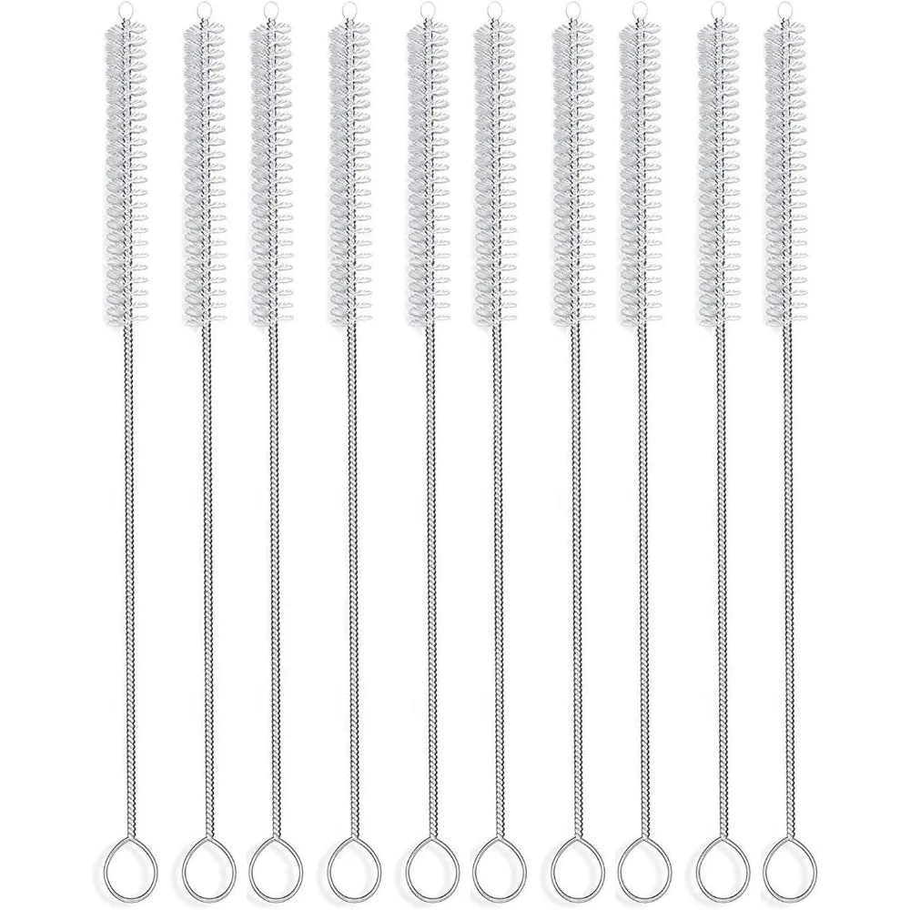 Straw Brush, Nylon Pipe Tube Cleaner 8.2-ihch X 2/5-inch Set of 10
Straw Brush, Nylon Pipe Tube Cleaner 8.2-ihch X 2/5-inch Set of 10