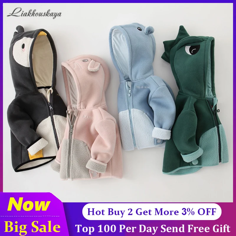 Kids Spring Coats Children Outerwear Boy Warm Fleece Jacket Baby Girls Jackets Thicken Cute Polka Dots Striped Clothing 73-120cm
Kids Spring Coats Children Outerwear Boy Warm Fleece Jacket Baby Girls Jackets Thicken Cute Polka Dots Striped Clothing 73-120cm