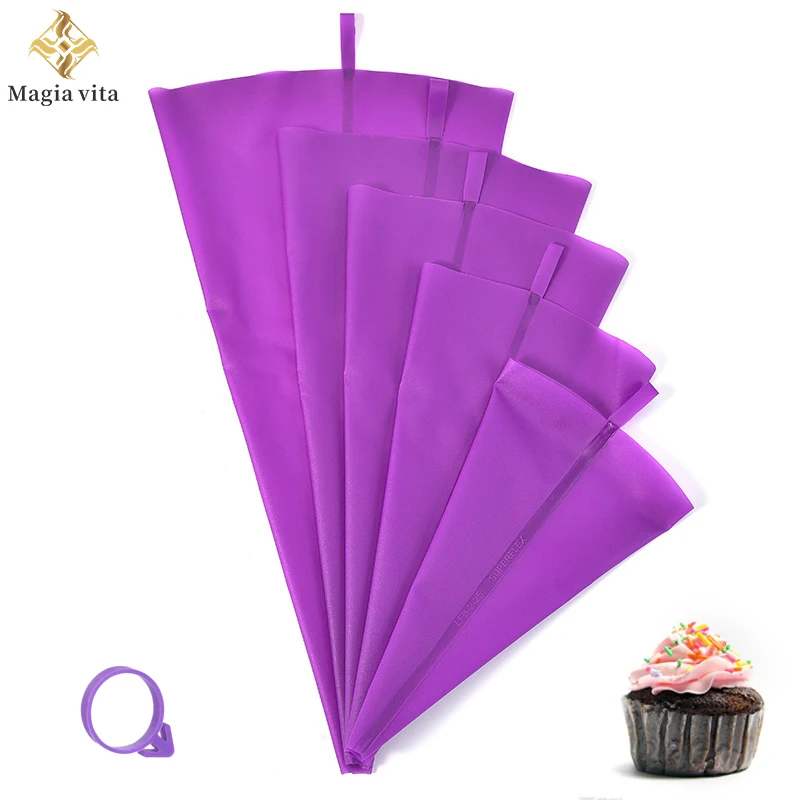 10-20Inch Sets Purple Silicone Reusable Pastry Bag Piping Leak Bags For Cream Cake Baking Accessories And Tools Pastry Bakery
10-20Inch Sets Purple Silicone Reusable Pastry Bag Piping Leak Bags For Cream Cake Baking Accessories And Tools Pastry Bakery