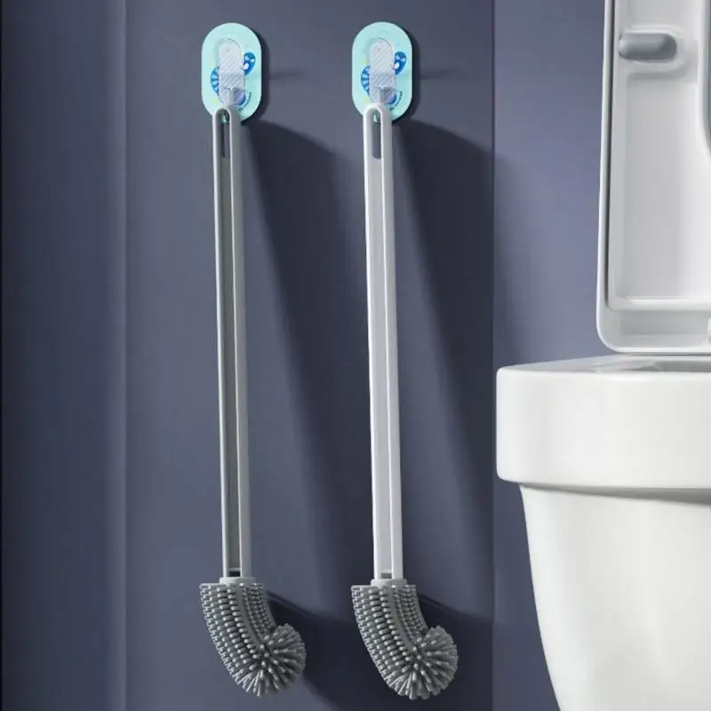 652F Toilet Brush Replacement Bathroom Toilet Cleaning Brush Flexible Bendable Silicone Toilet Bowl Brush Cleaner Enduring
652F Toilet Brush Replacement Bathroom Toilet Cleaning Brush Flexible Bendable Silicone Toilet Bowl Brush Cleaner Enduring