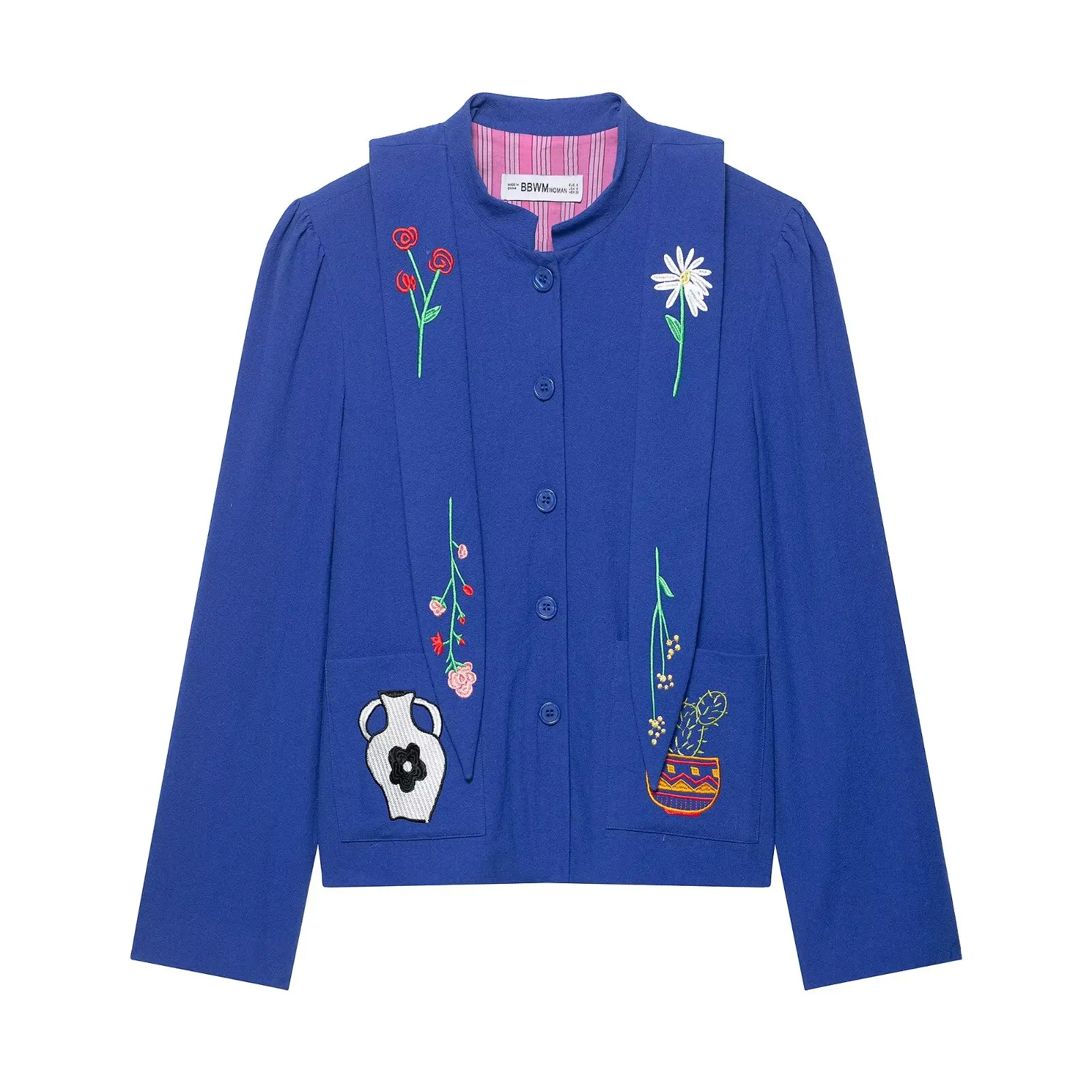 Korejepo 2025 New Women Clothing European American Style Fashionable Simple Versatile Embroidered Long Sleeved Jacket Top
Korejepo 2025 New Women Clothing European American Style Fashionable Simple Versatile Embroidered Long Sleeved Jacket Top