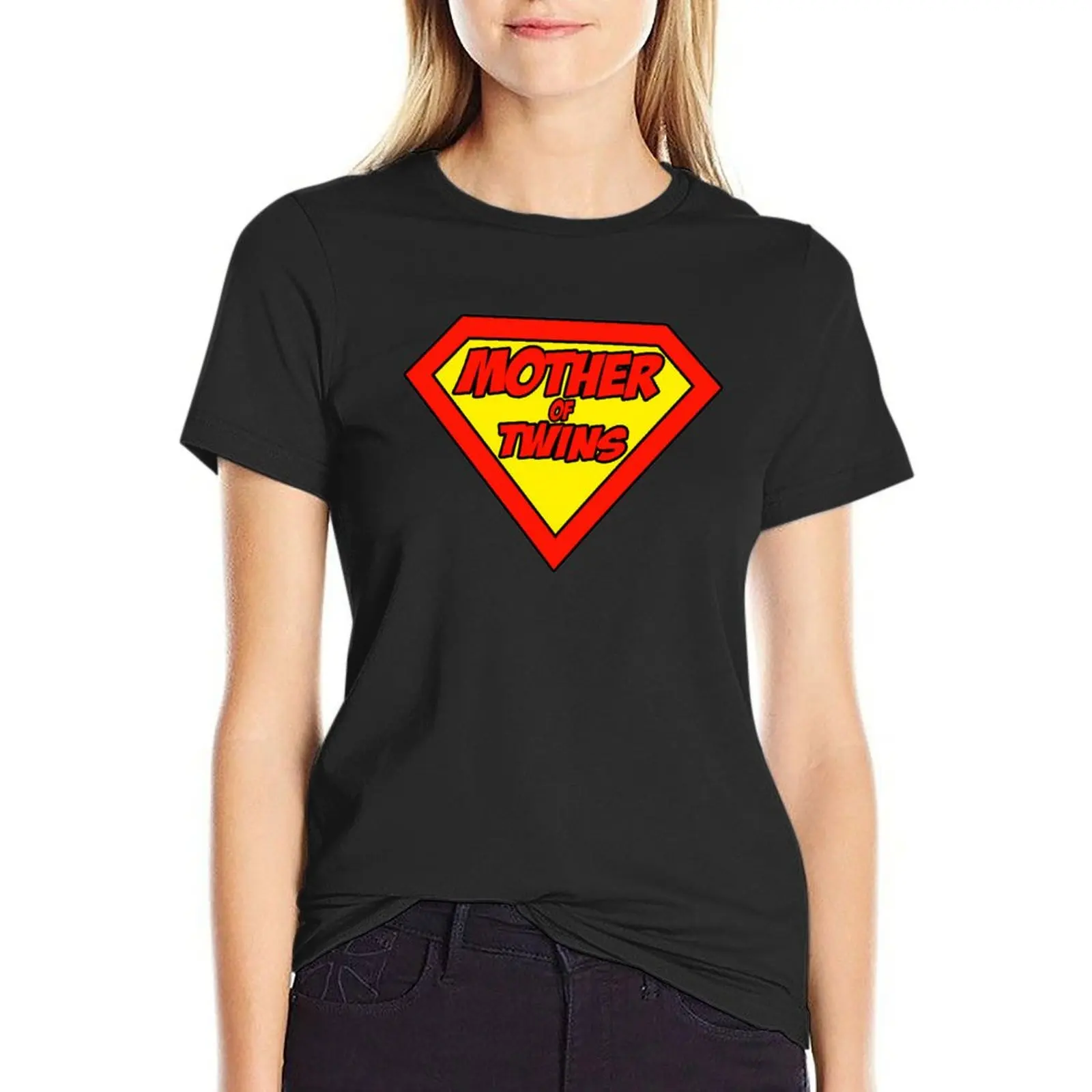 Super mom Mother of Twins T-Shirt anime clothes Blouse white t shirts for Women
Super mom Mother of Twins T-Shirt anime clothes Blouse white t shirts for Women