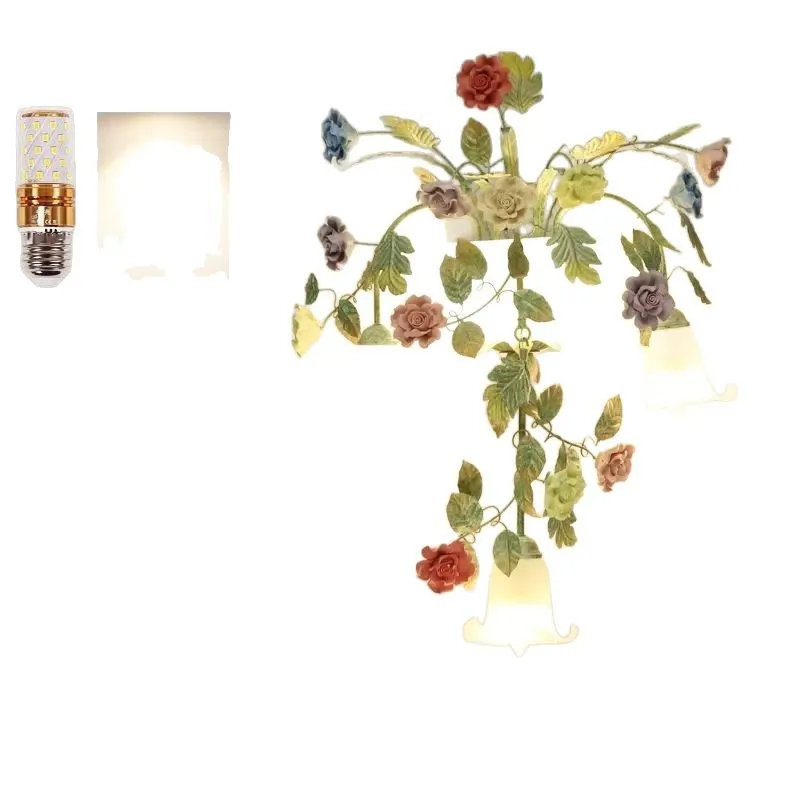 Pastoral style, wall lamp, new model, living room, decoration, flower bedside, rose, courtyard, art
Pastoral style, wall lamp, new model, living room, decoration, flower bedside, rose, courtyard, art