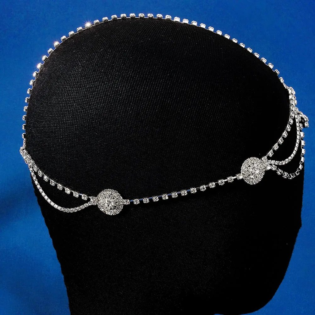 Rhinestone Headb Women Headdress Alloy Rhinestones Tassel Chain Beautiful Fashion Unique Party Photo Prop Ceremony Celebrations
Rhinestone Headb Women Headdress Alloy Rhinestones Tassel Chain Beautiful Fashion Unique Party Photo Prop Ceremony Celebrations