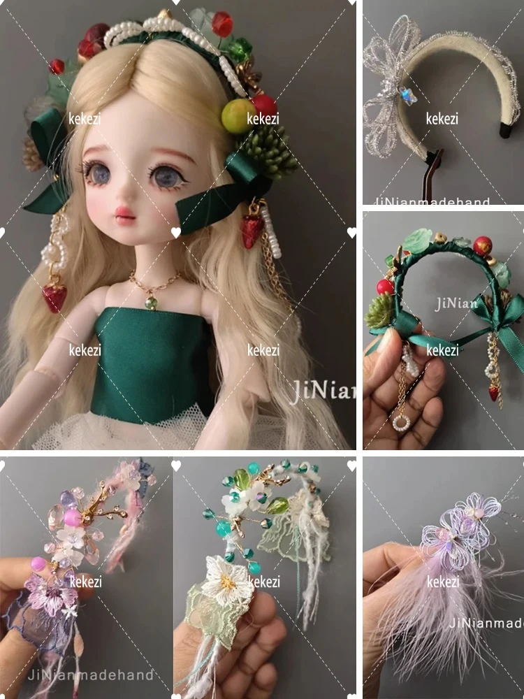 1/6 Doll Headband Miniature HairClips Bow Headband ,mini Flower Hair Band Blythe Lace Crown Feather Hair Accessory Decorated
1/6 Doll Headband Miniature HairClips Bow Headband ,mini Flower Hair Band Blythe Lace Crown Feather Hair Accessory Decorated