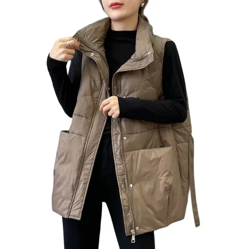 2023 NEW Winter Vest Waistcoat Fashion Korean Version Down Cotton Vest Women's Casual Warm Sleeveless Cotton Jacket Female
2023 NEW Winter Vest Waistcoat Fashion Korean Version Down Cotton Vest Women's Casual Warm Sleeveless Cotton Jacket Female