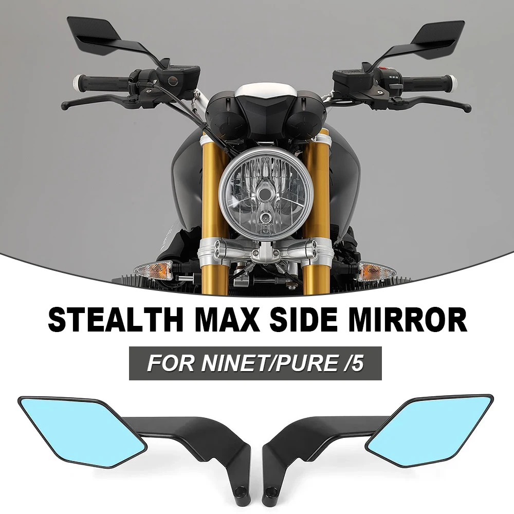 New Blade Side Mirror Aluminum Motorcycle Stealth Max Rearview Mirror For BMW Rninet RNINET Pure R nine T /5 R9T R NINE T
New Blade Side Mirror Aluminum Motorcycle Stealth Max Rearview Mirror For BMW Rninet RNINET Pure R nine T /5 R9T R NINE T