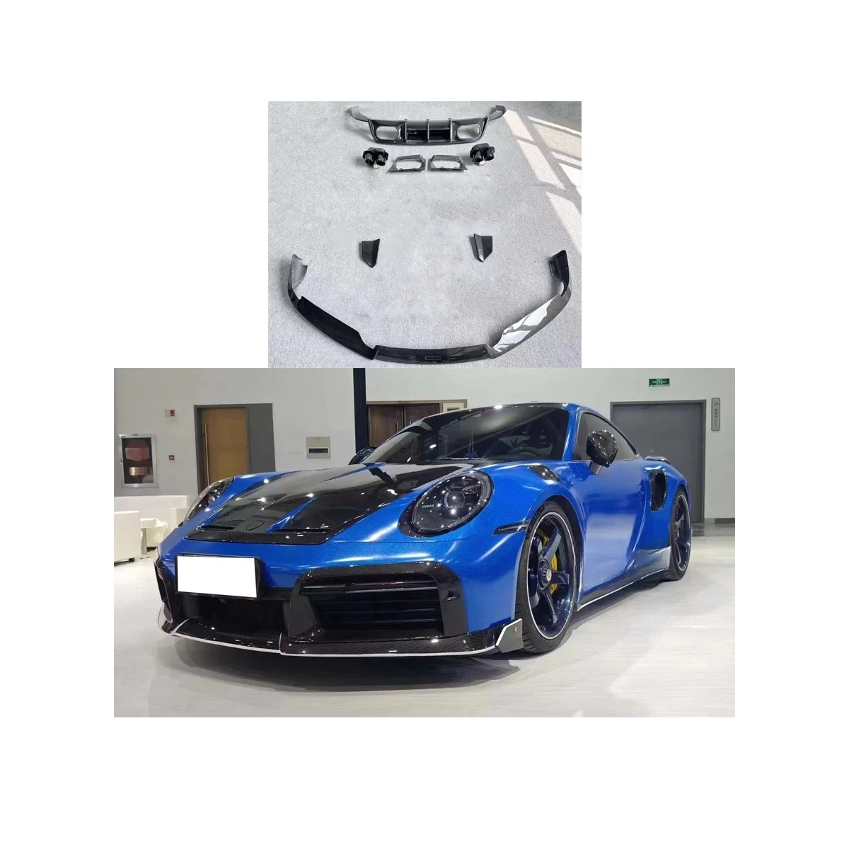 Suitable for Porsche 911 992 2019-2025 TurboS BBS Dry Carbon Fibre Kit Barbus Front Lip GT3 Hood TKT TechArt style kit
Suitable for Porsche 911 992 2019-2025 TurboS BBS Dry Carbon Fibre Kit Barbus Front Lip GT3 Hood TKT TechArt style kit