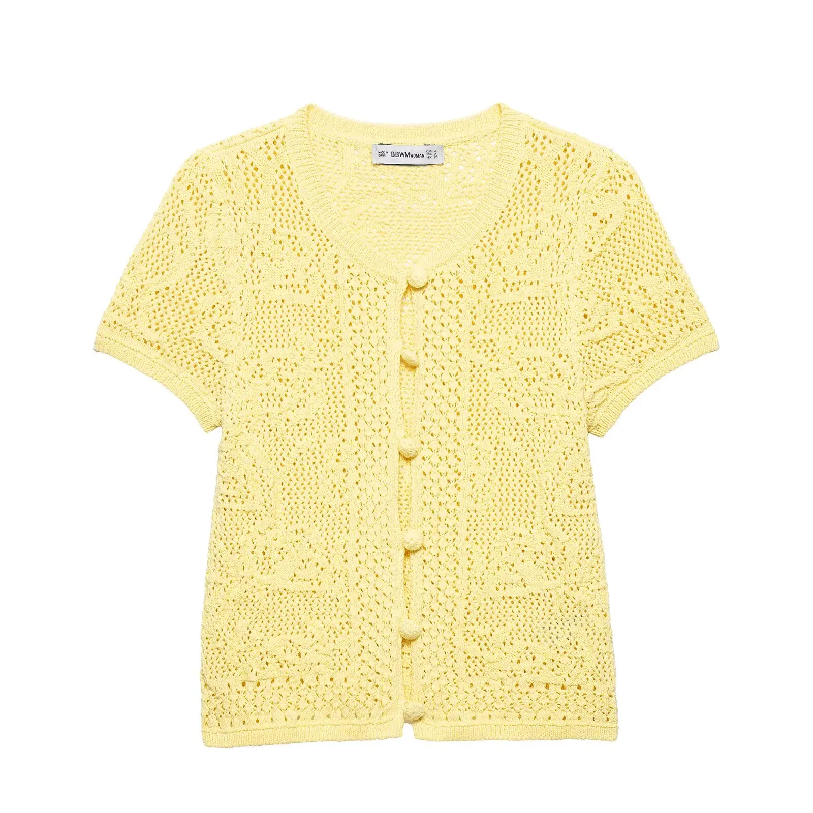 Women 2025 Summer New Fashion Crochet knitting Cardigan Blouses Vintage Long Sleeve Button O-Neck Female Chic Tops
Women 2025 Summer New Fashion Crochet knitting Cardigan Blouses Vintage Long Sleeve Button O-Neck Female Chic Tops