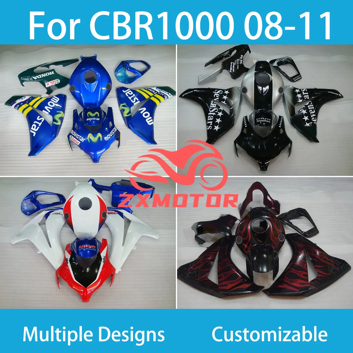 Perfect Fit for Honda CBR1000RR 2008 2009 2010 2011 Injection Mould Motorcycle Fairing Kit CBR 1000RR 08-11
Perfect Fit for Honda CBR1000RR 2008 2009 2010 2011 Injection Mould Motorcycle Fairing Kit CBR 1000RR 08-11