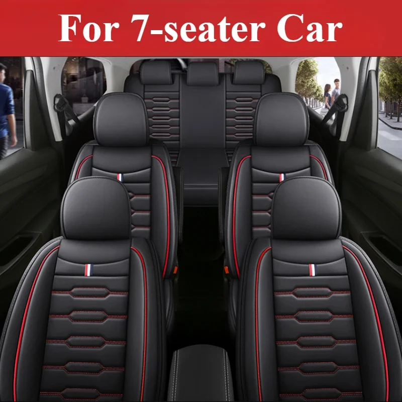 7-Seat Car Seat Covers for 2+2+3 Layout, Full Wrap Durable PU Leather, All-Season Comfort Easy-Care,ONLY for 2+2+3 Seat Layout
7-Seat Car Seat Covers for 2+2+3 Layout, Full Wrap Durable PU Leather, All-Season Comfort Easy-Care,ONLY for 2+2+3 Seat Layout