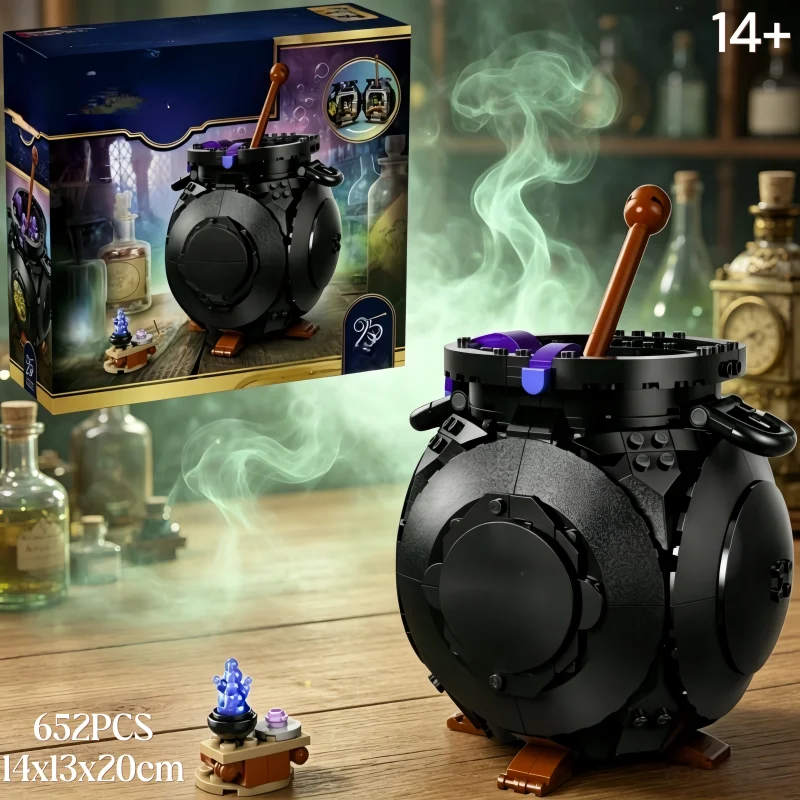 652PCS Magical Movie Cauldron Secret Potions Classroom Building Blocks Home Desktop Decor Collection Kit Festival Gifts
652PCS Magical Movie Cauldron Secret Potions Classroom Building Blocks Home Desktop Decor Collection Kit Festival Gifts