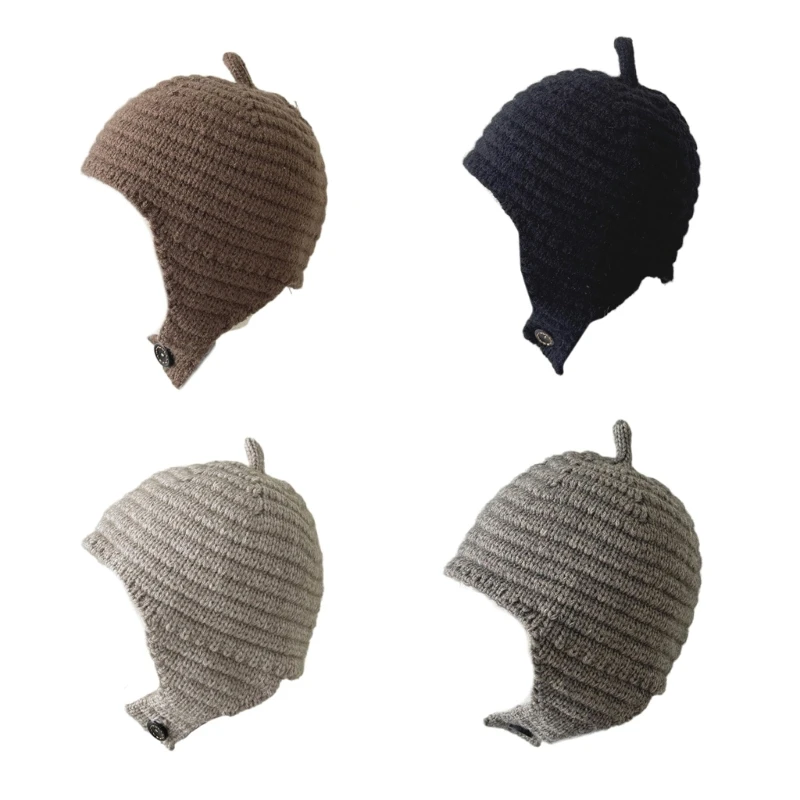F19F Knit Ear Warming Hat for Children Fashionable & Soft Headgear multifunction Children Knit Hat with Ear Protections for Kids
F19F Knit Ear Warming Hat for Children Fashionable & Soft Headgear multifunction Children Knit Hat with Ear Protections for Kids