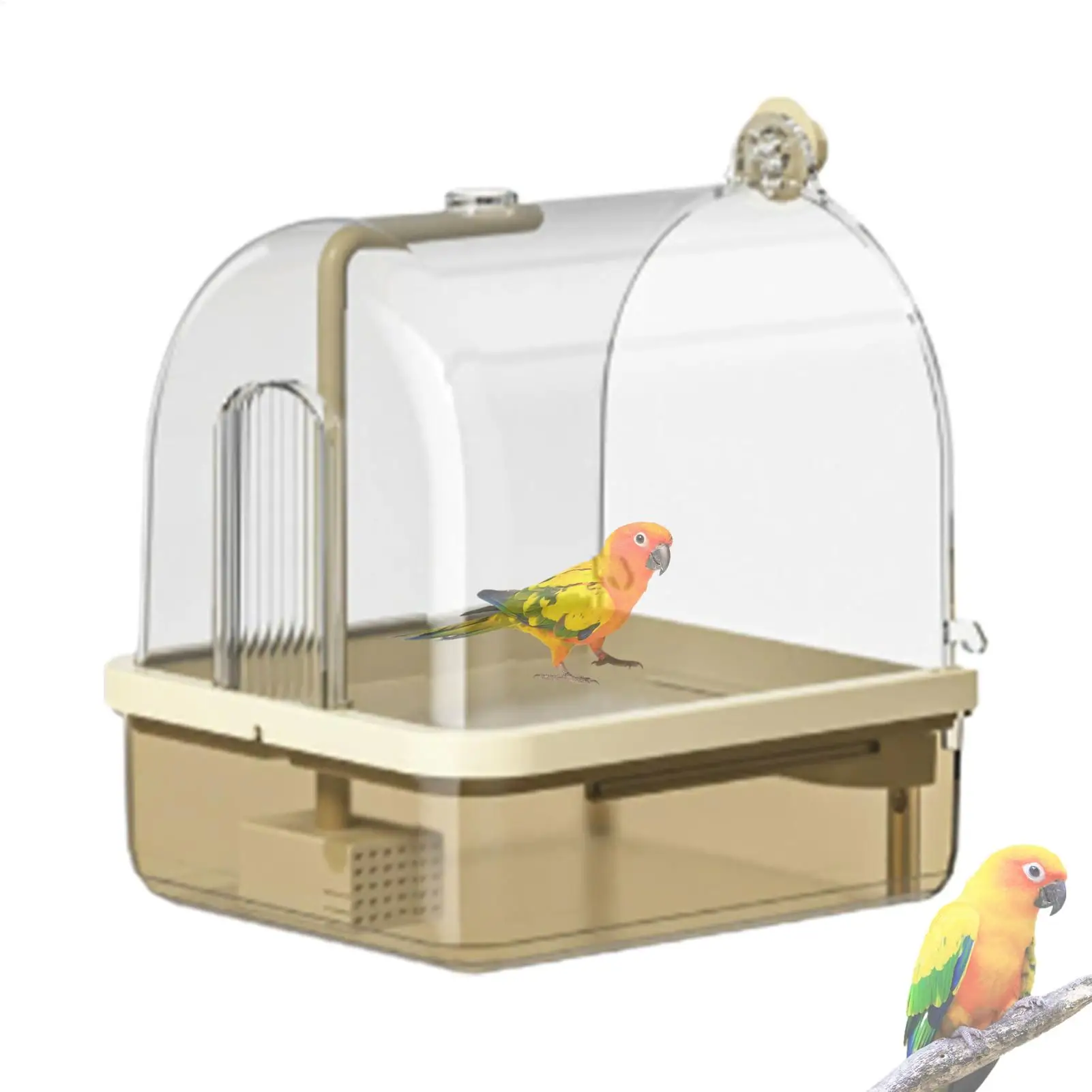 Large bird bath with pump for automatic filter Support for hanging Ideal for Parrots Robins Pigeons Canaries Bird cage accessory
Large bird bath with pump for automatic filter Support for hanging Ideal for Parrots Robins Pigeons Canaries Bird cage accessory