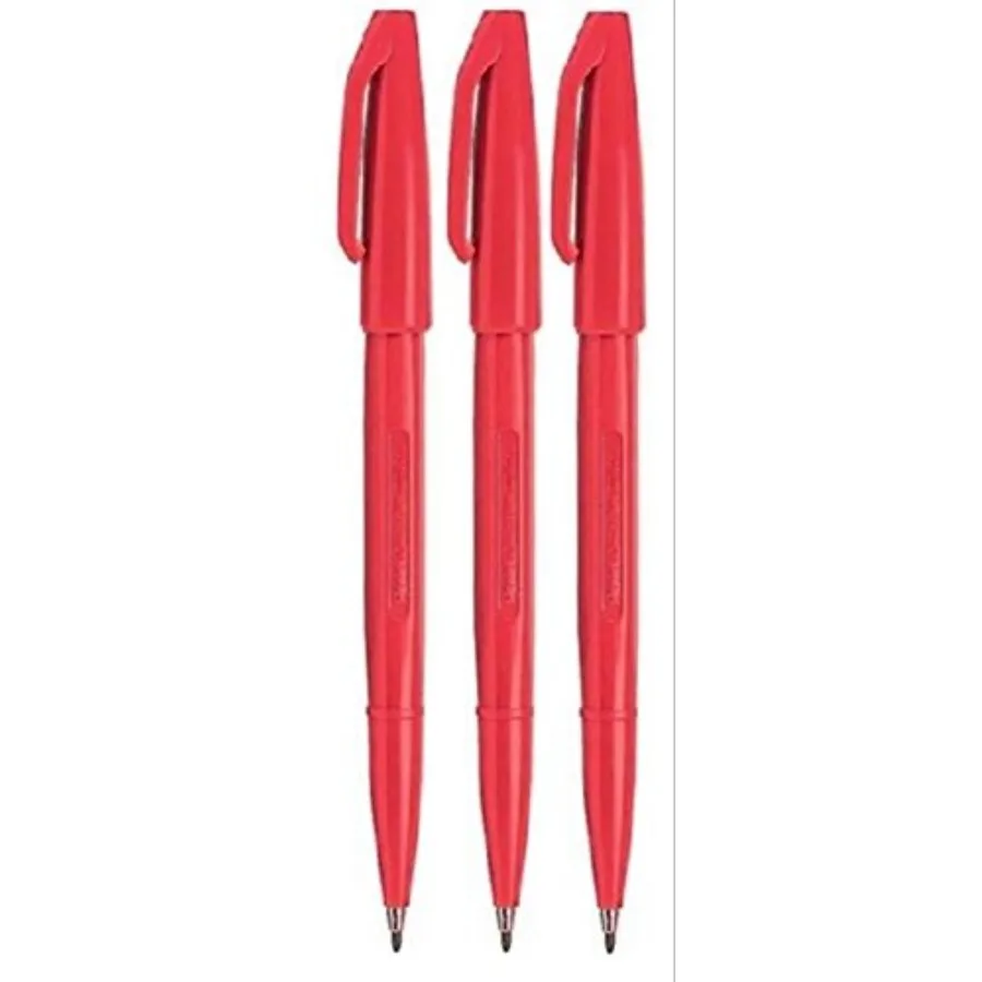 Red Original Sign Pen S520 Fibre Tip Marker Pens Colour Fineliner 2mm Nib 1mm Line Width Pack Of 3
Red Original Sign Pen S520 Fibre Tip Marker Pens Colour Fineliner 2mm Nib 1mm Line Width Pack Of 3