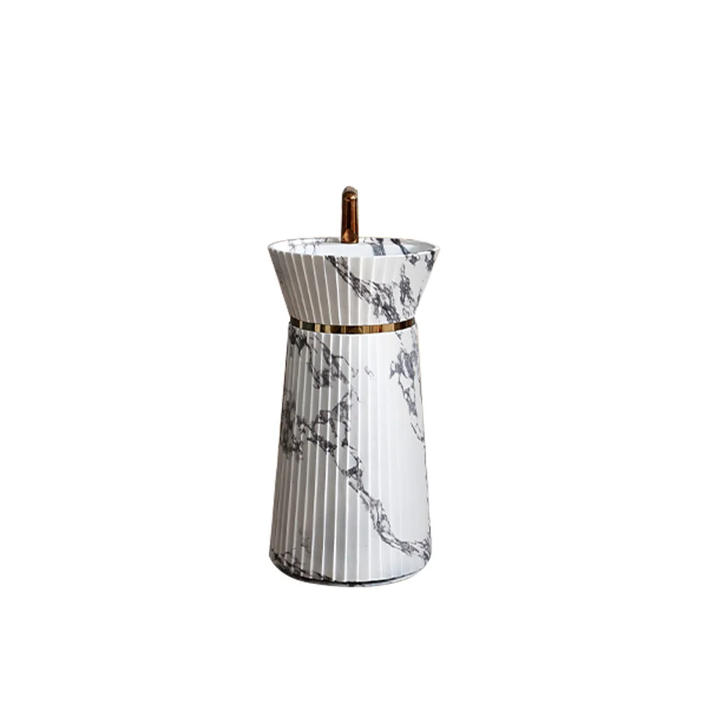 Modern simple wash basin imitation marble pattern personalized creativity
Modern simple wash basin imitation marble pattern personalized creativity
