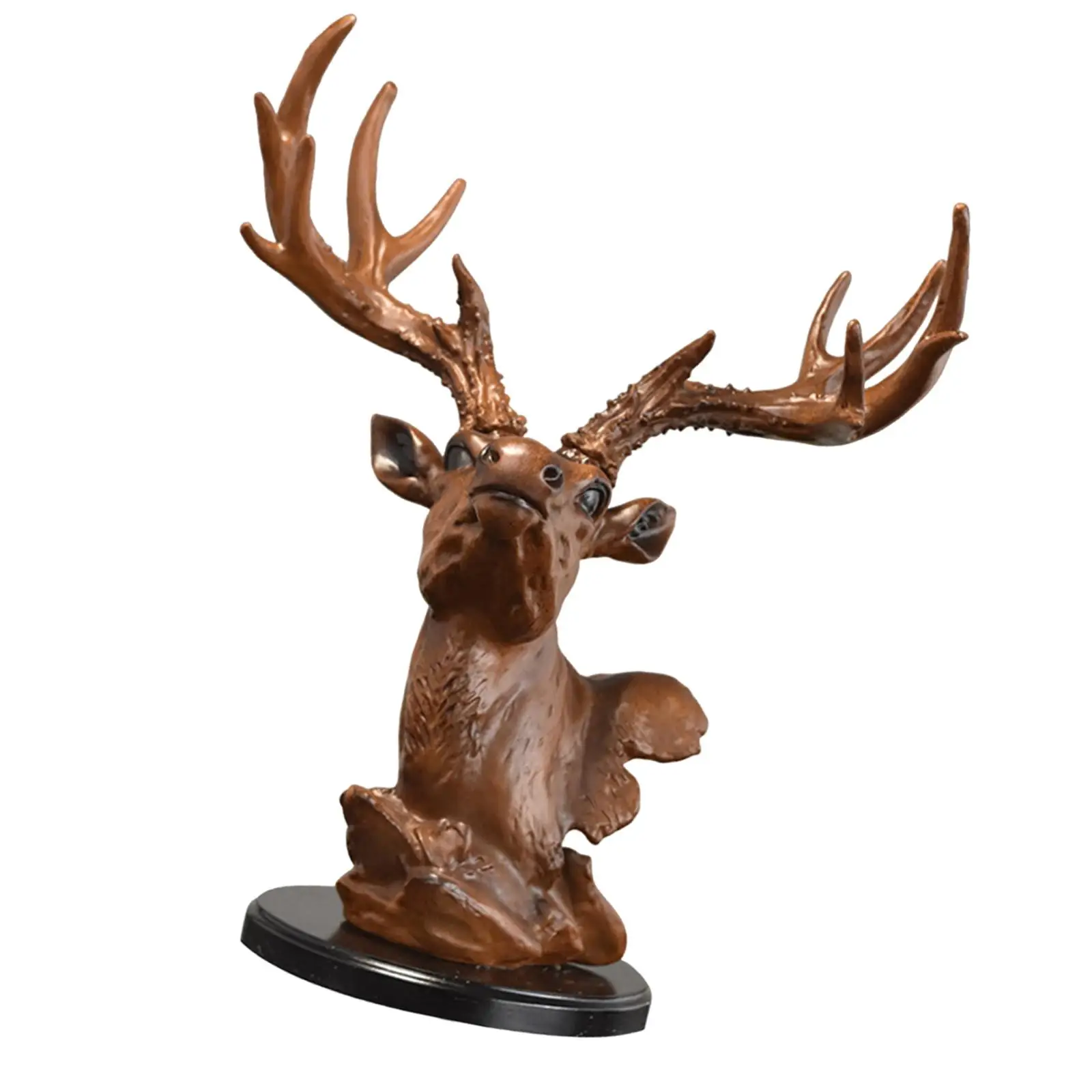 Deer Head Figurine Mammal Sculpture, Craft, Artwork Gift Decorative Resin Statue Desktop Decoration for Home Bookshelf Office
Deer Head Figurine Mammal Sculpture, Craft, Artwork Gift Decorative Resin Statue Desktop Decoration for Home Bookshelf Office