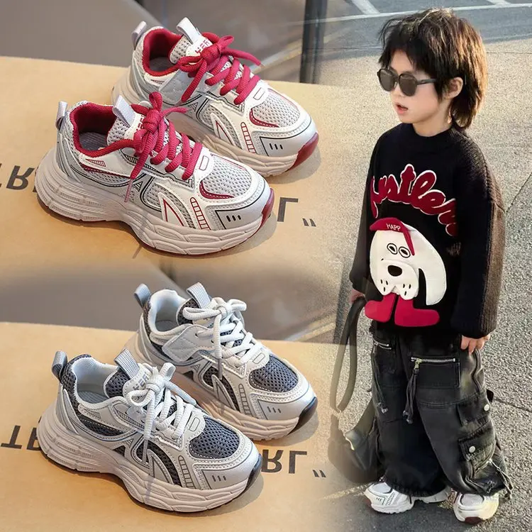 Spring Autumn New Kids Sneakers for Girls Fashion Lightweight Boys Sports Shoes School Causal Children Basketball Shoes Unisex
Spring Autumn New Kids Sneakers for Girls Fashion Lightweight Boys Sports Shoes School Causal Children Basketball Shoes Unisex