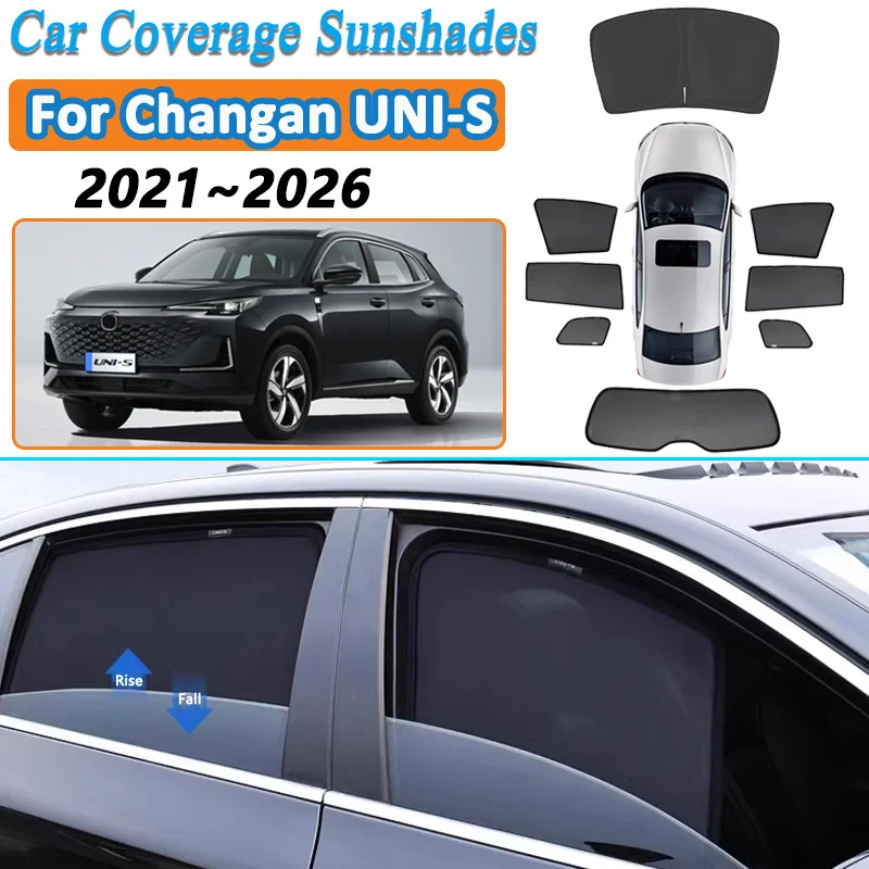 Custom Sunshades For Changan UNI-S Accessories 2021~2026 Car Mesh Window Sun Visors Sunscreen Magnetic Privacy Curtains Coverage
Custom Sunshades For Changan UNI-S Accessories 2021~2026 Car Mesh Window Sun Visors Sunscreen Magnetic Privacy Curtains Coverage