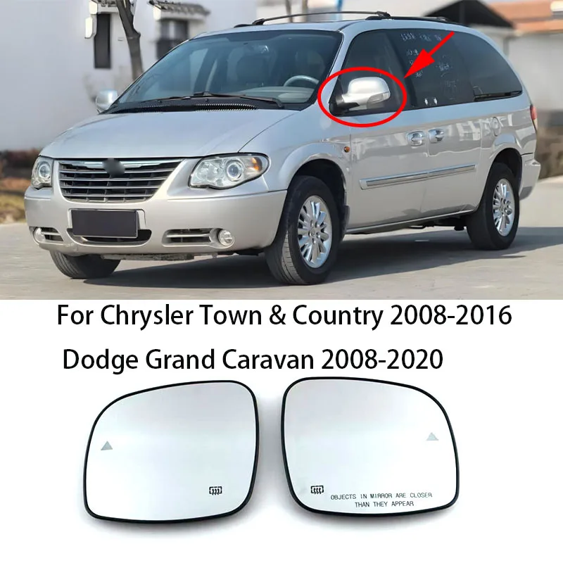 Car Heated Blind Spot Warning Rear Mirror Glass For Chrysler Town & Country 2008-2016 Dodge Grand Caravan 2008-2020 RAM C/V
Car Heated Blind Spot Warning Rear Mirror Glass For Chrysler Town & Country 2008-2016 Dodge Grand Caravan 2008-2020 RAM C/V