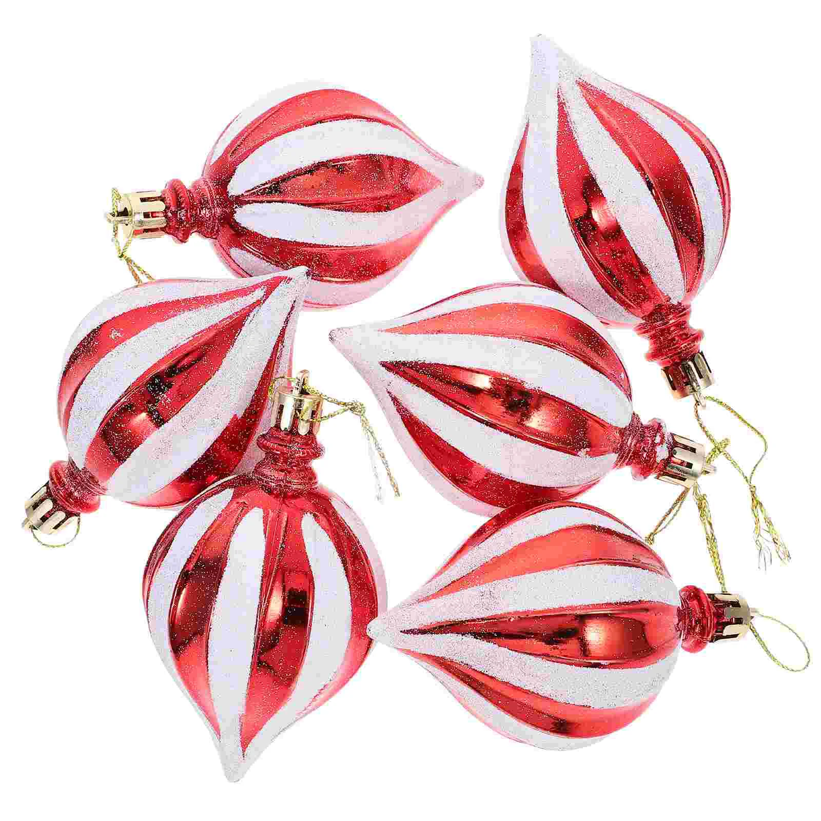 6 Pcs Christmas Tree Ornaments Decorations Hanging Decors Xmas Gourd Balls Plastic Party
6 Pcs Christmas Tree Ornaments Decorations Hanging Decors Xmas Gourd Balls Plastic Party